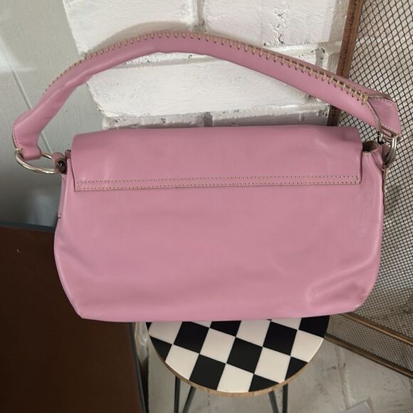 Tosca Blu pale pink Leather shoulder Handbag - Picture 2 of 16